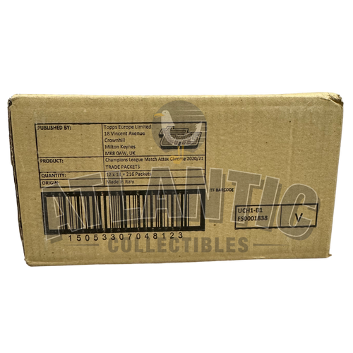 2020-21 Topps Chrome UEFA Champions League Match Attax Hobby Box