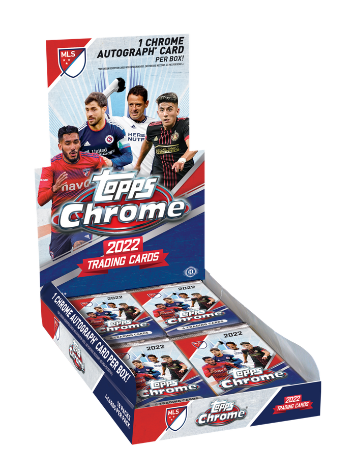 2022 Topps MLS Chrome Hobby Box