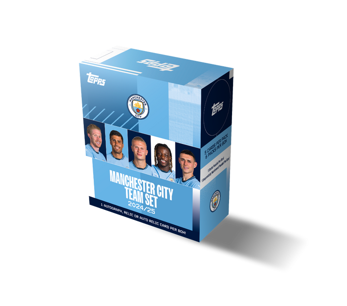 2024-25 Topps Manchester City FC Team Set Box