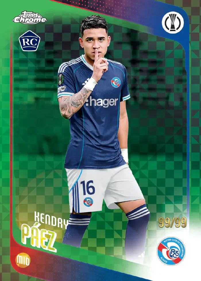 2025-26 Topps Chrome UEFA Club Competitions - Mega Box