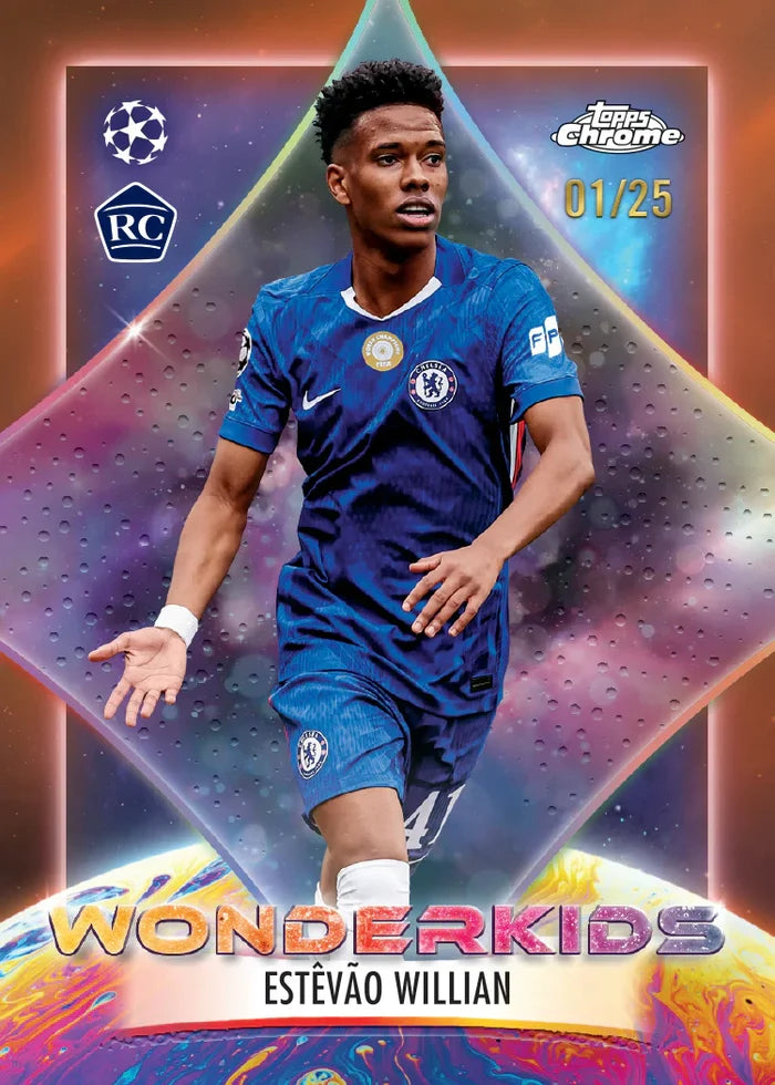 2025-26 Topps Chrome UEFA Club Competitions - Mega Box