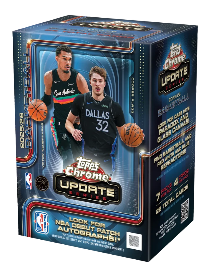 2025-26 Topps NBA Chrome Update Series - Value Box