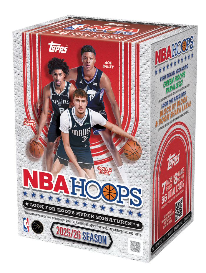 2025-26 Topps NBA Hoops Basketball - Value Box