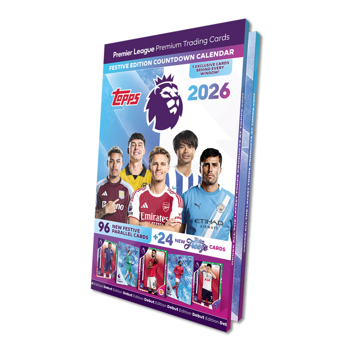 2025-26 Topps Premier League - Debut Edition - Holiday Countdown Calendar (Advent Calendar)