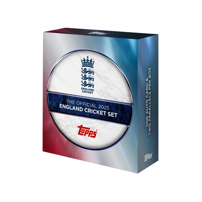 2025 Topps England Cricket Team Set Box