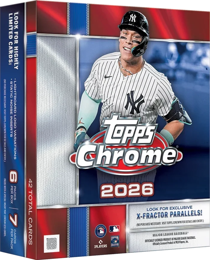 2026 Topps Chrome Baseball - Mega Box