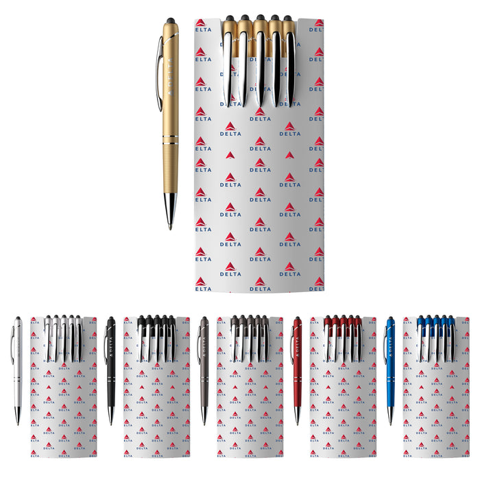 5-Piece Glacio Pen Set And Custom Sleeve