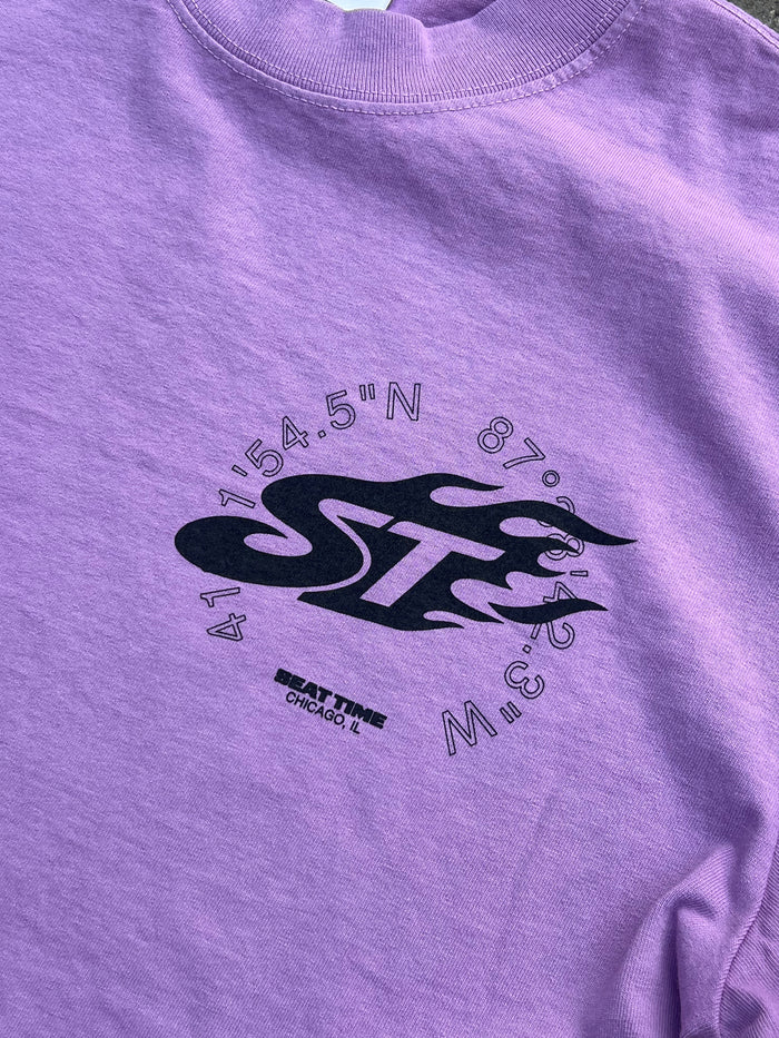 Lavender Heat Map Oversized Tee