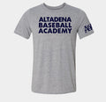 ABA Grey Dry Fit Dry Fit Shirt: Altadena Baseball Academy Logo