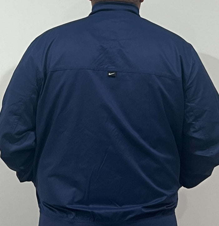 ABA Nike Navy Bomber Jacket- Left Chest Logo