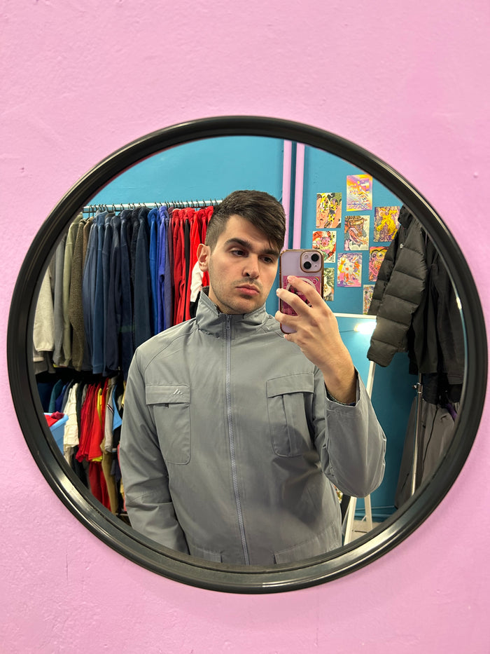 Adidas Grey Windbreaker