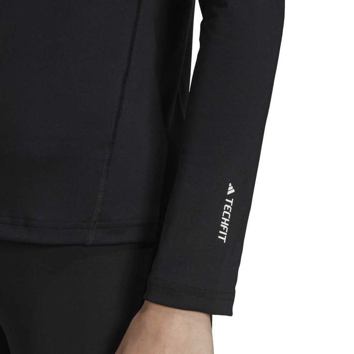 Adidas Techfit Women's Long Sleeve Quarter Zip Training Top HD8935