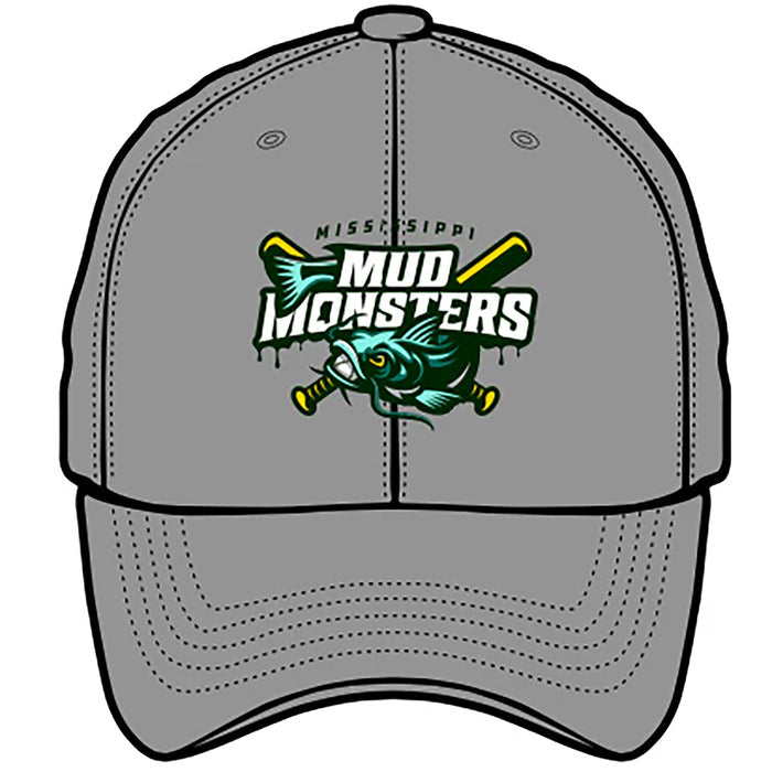 Adjustable Hat - Primary Logo - Grey