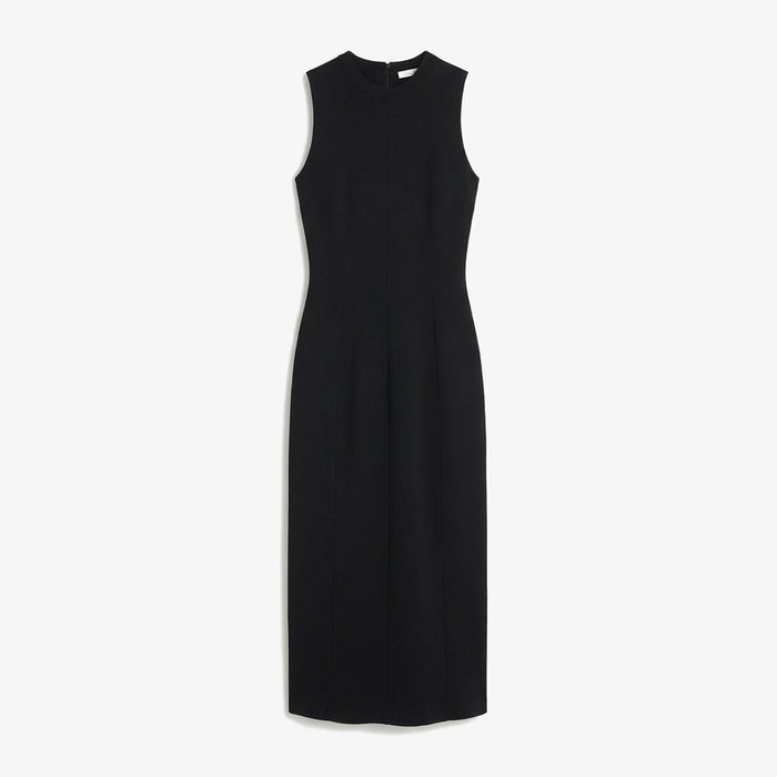 black dress on white background.