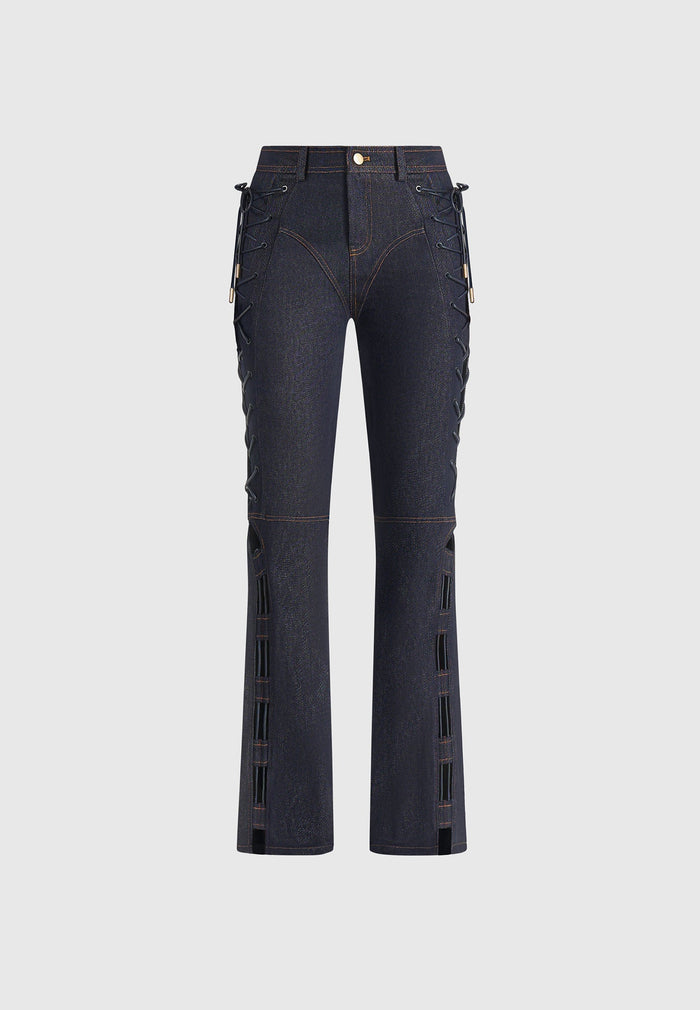 ambre-denim-lace-up-flared-jeans-indigo