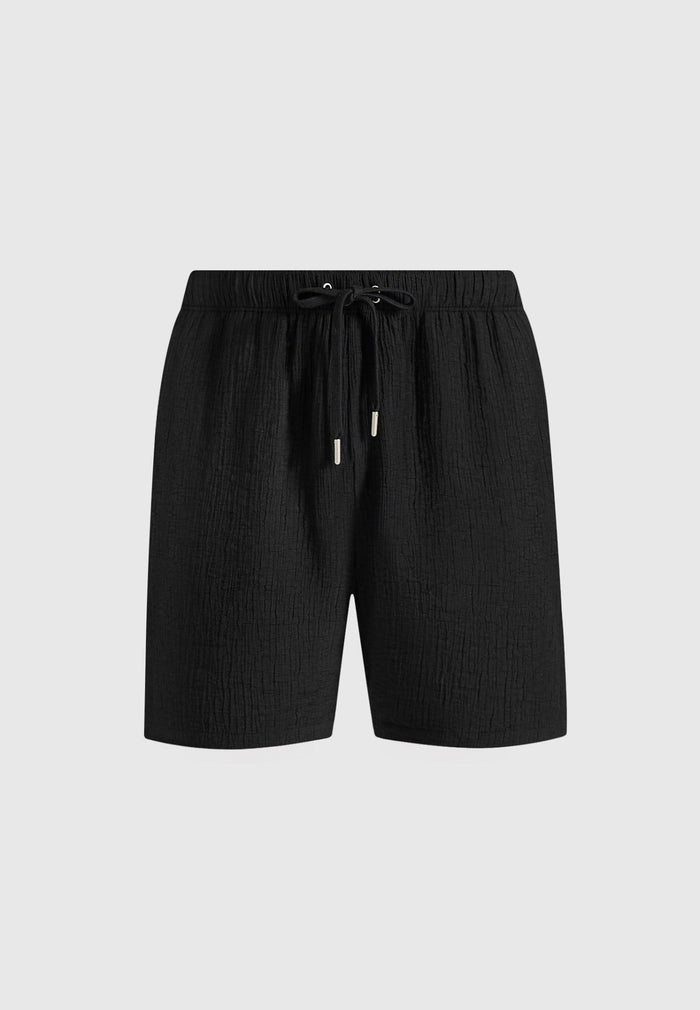 ari-unisex-textured-shorts-black
