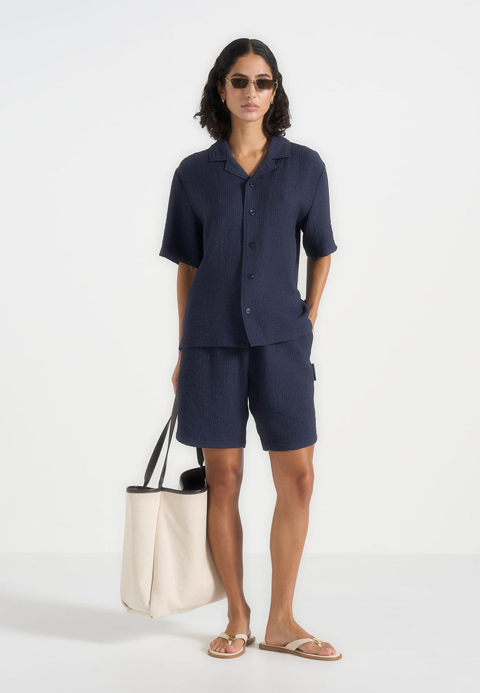 ari-unisex-textured-shorts-navy