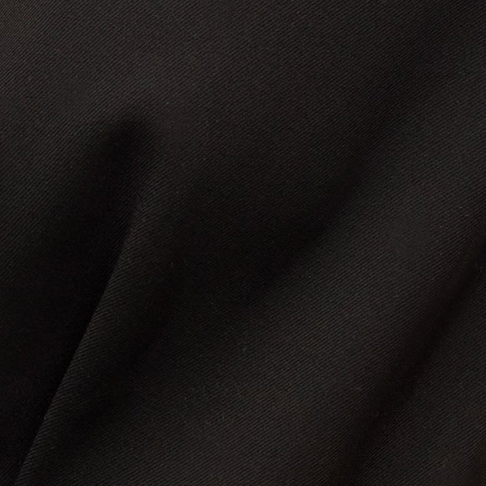 image of black air twill fabric