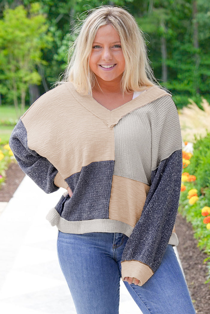 Ashleigh Bleu - Haut Texturé Colorblock -A WOMAN WE LOVE