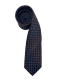 Astor Bronze Quatrefoil Silk Tie