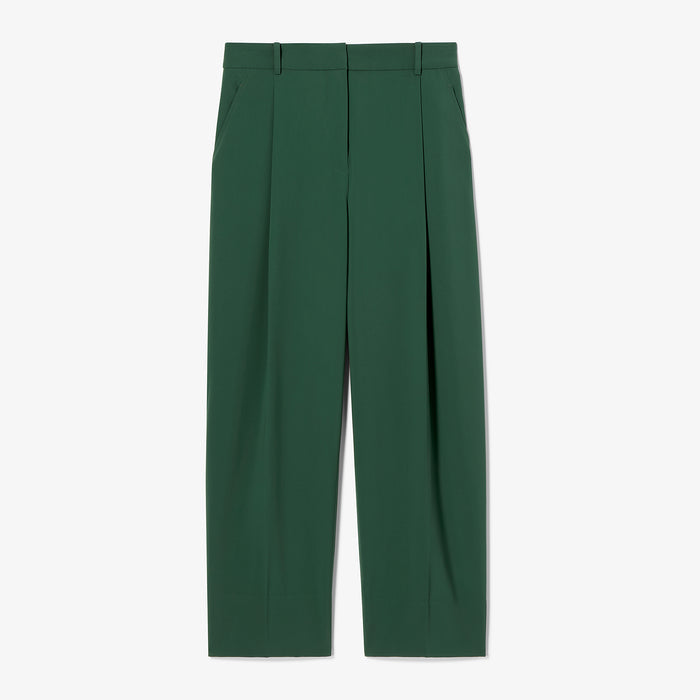 Green pants on a white background
