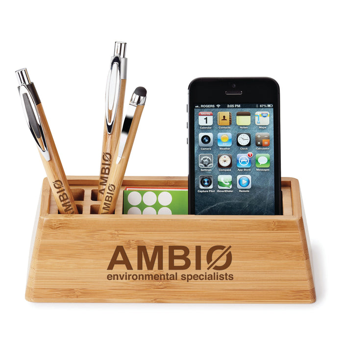 Bamboo Desktop Organizer
