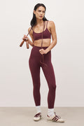 Base Sculpting Leggings - Merlot