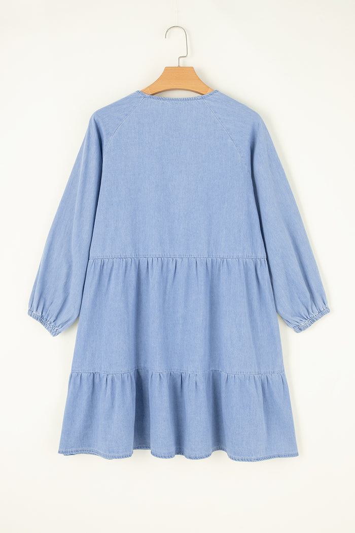 Beau Blue - Mini-robe enV-A WOMAN WE LOVE