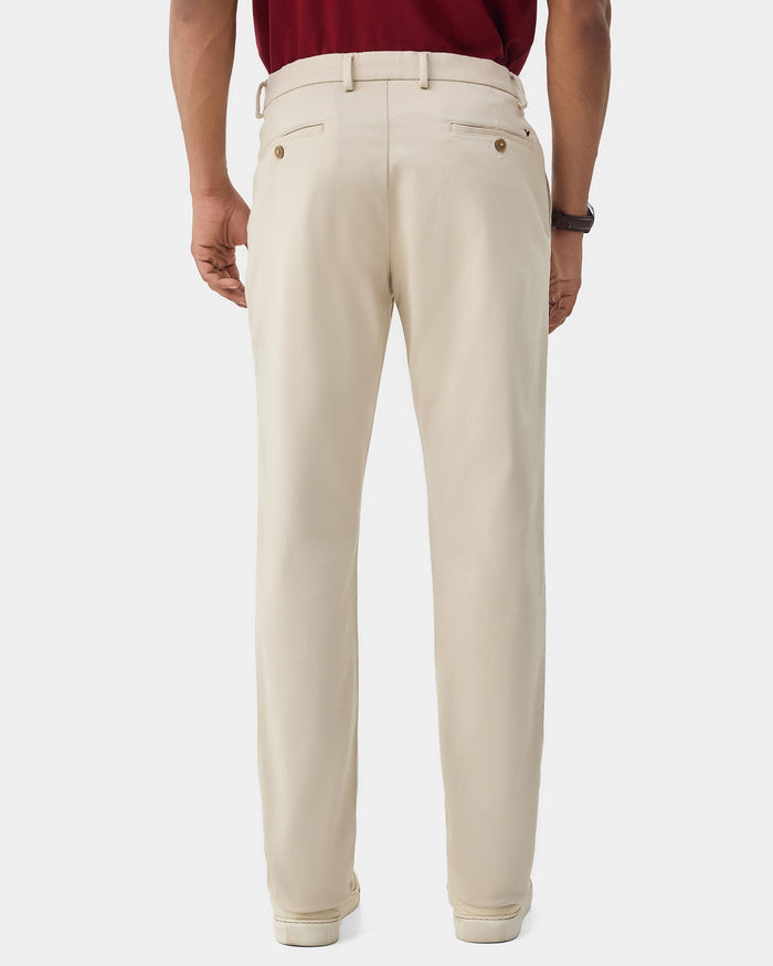 Beige Textured Khakis - Kiler