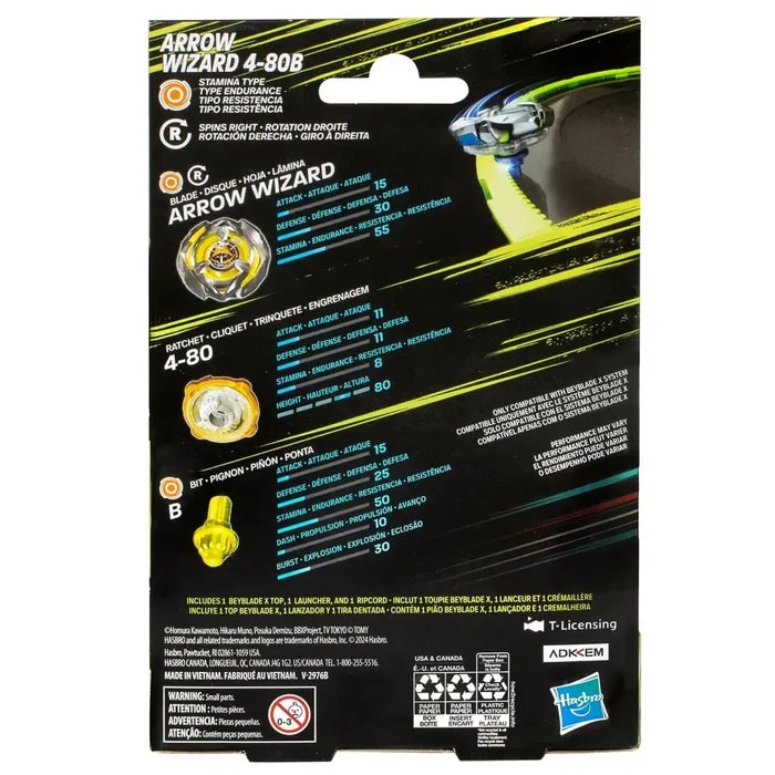 Beyblade X Launcher Arrow Mysterious 4-80B