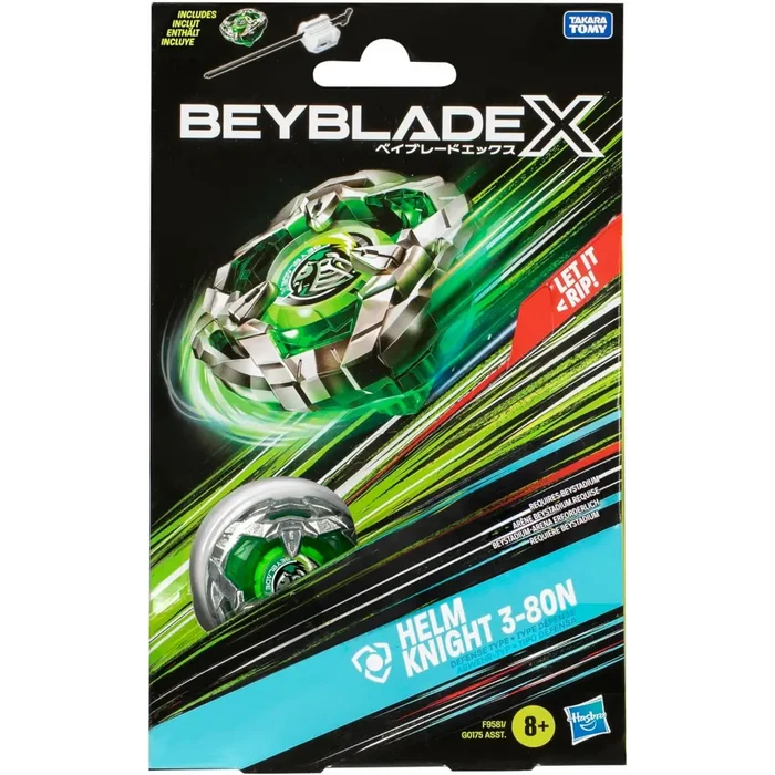 Beyblade X Launcher Helm Knight 3-80N