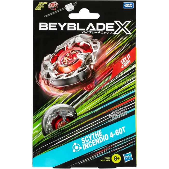 Beyblade X Launcher Scythe Incendio 4-60T