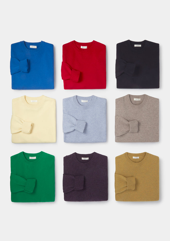 Billiard Lambswool Crew Neck Jumper, Crew Neck Jumper - SIRPLUS