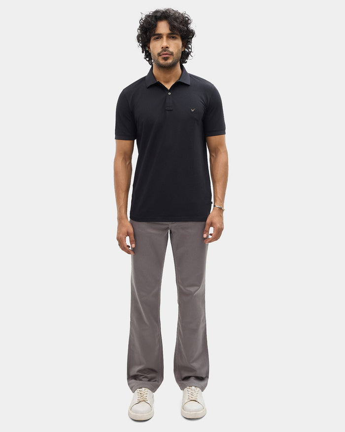 Black Must Haves Solid Polo - Yukii