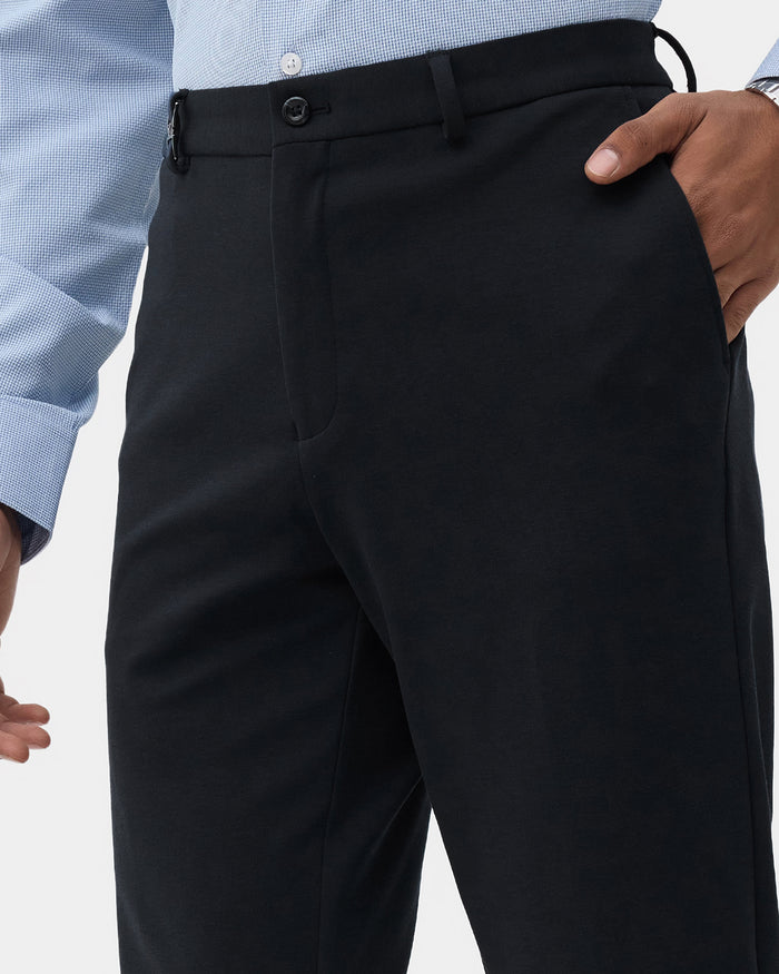 Black Solid Formal Trouser - Clark