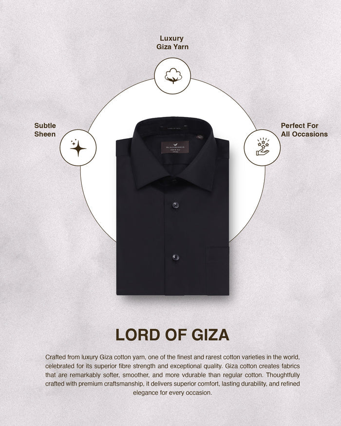 Black Solid Shirt - Dawn