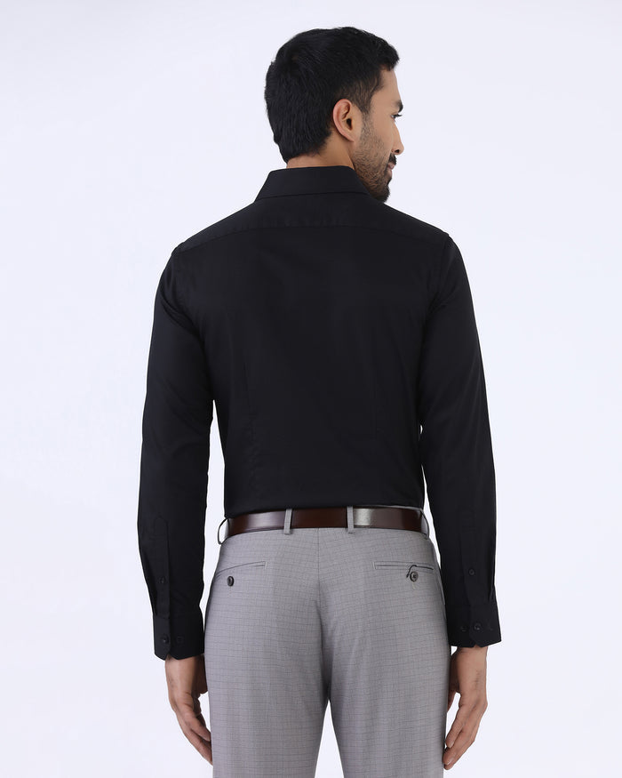 Black Staples Dobby Formal Shirts - Bernard