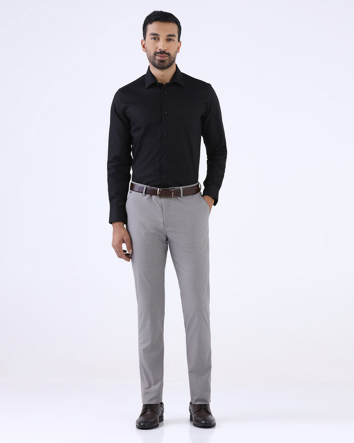 Black Staples Dobby Formal Shirts - Bernard