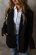 Blazer boutonné noir avec -A WOMAN WE LOVE