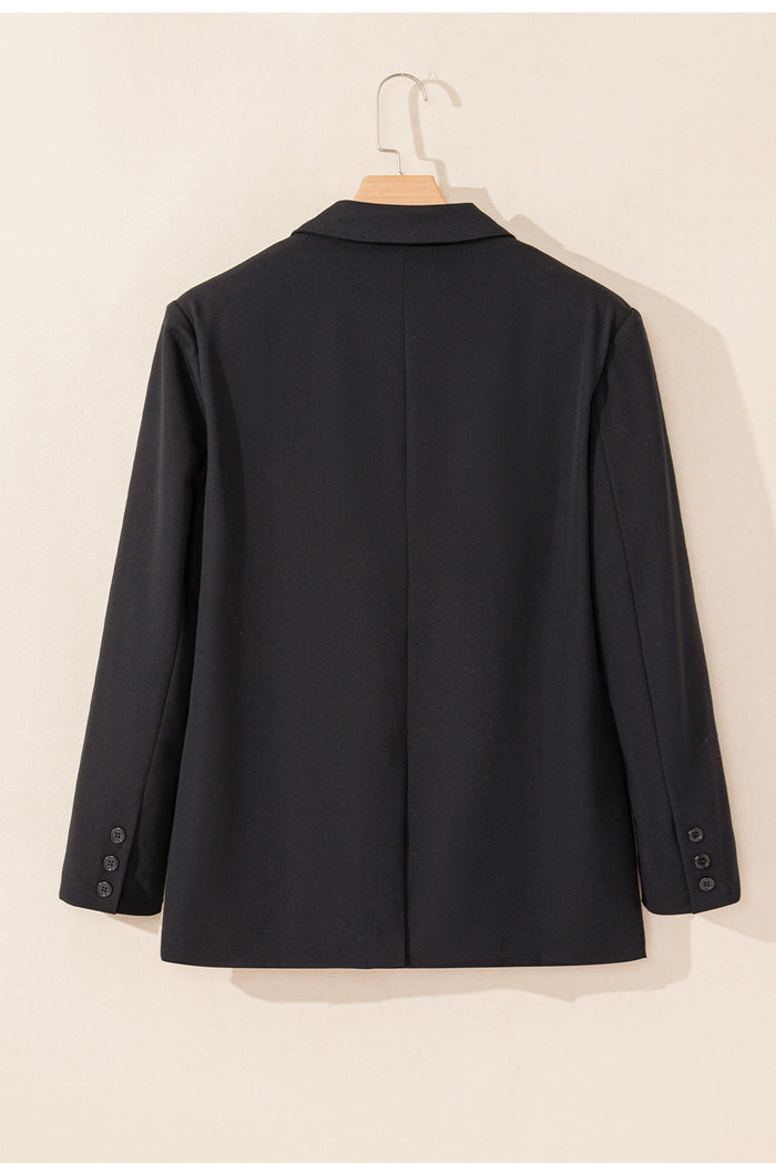 Blazer boutonné noir -A WOMAN WE LOVE