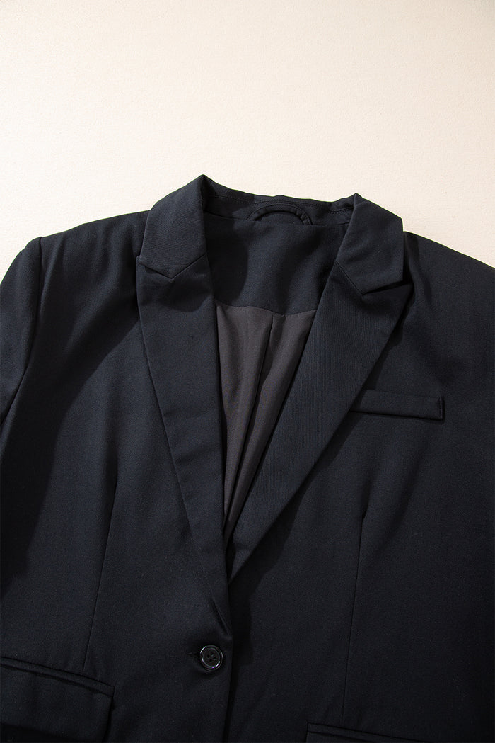 Blazer boutonné noir -A WOMAN WE LOVE