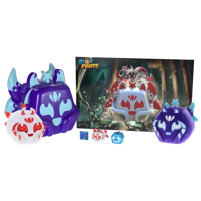 Blox Fruits Kitsune Collector Bundle Plush Toys
