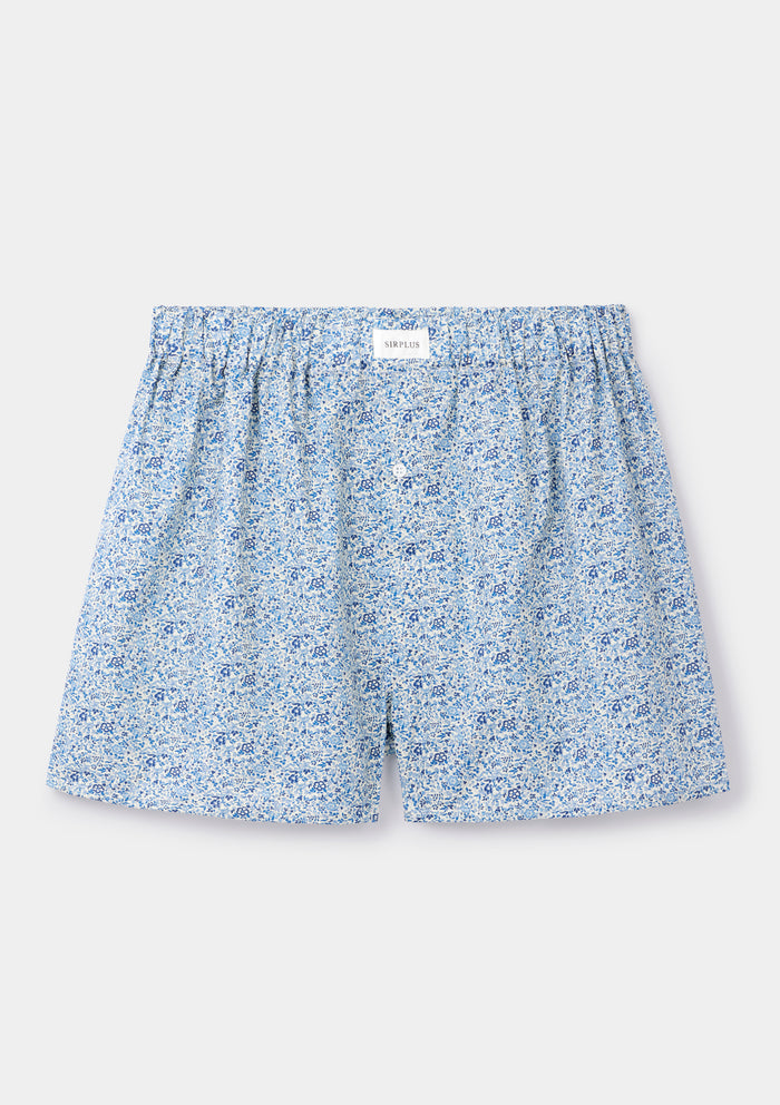Blue Floral Liberty Boxer Shorts, Boxer Shorts - SIRPLUS