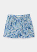 Blue Hawaiian Paisley Boxer Shorts by SIRPLUS