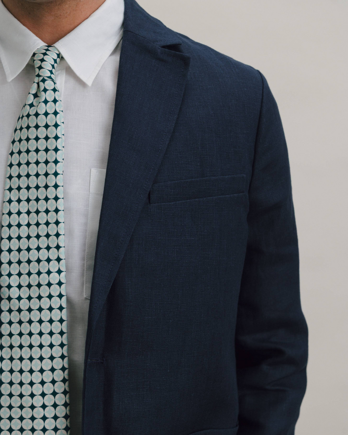 Blue Nights Linen Blazer