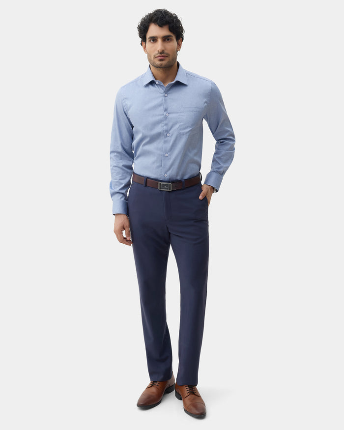 Blue Printed Shirt - Microbus