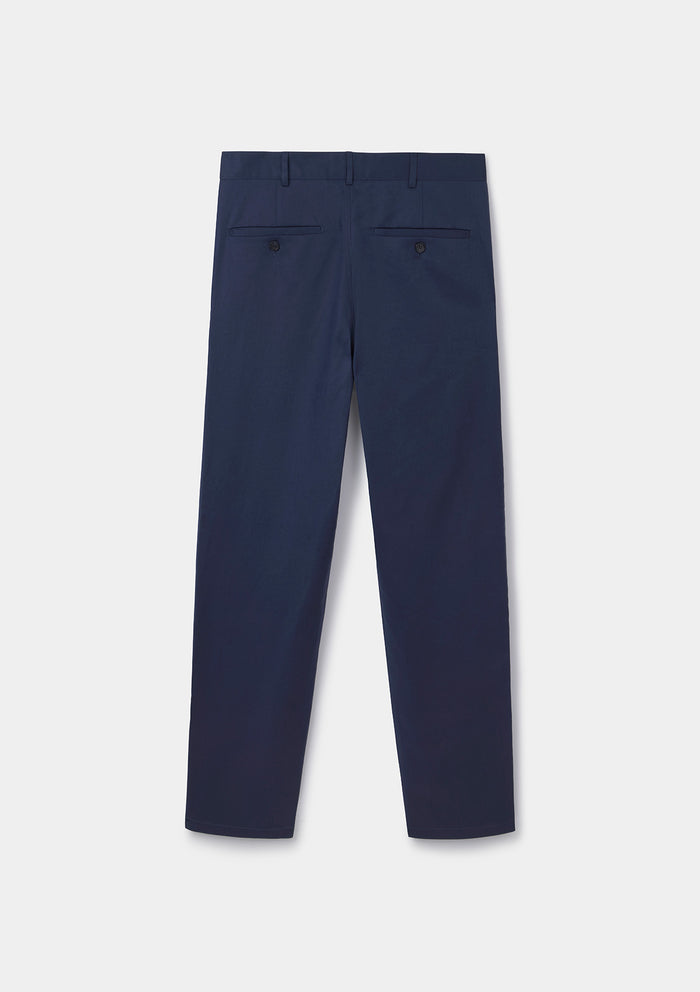 Blueberry Cotton Linen Casual Trousers SAMPLE, Casual Trousers - SIRPLUS