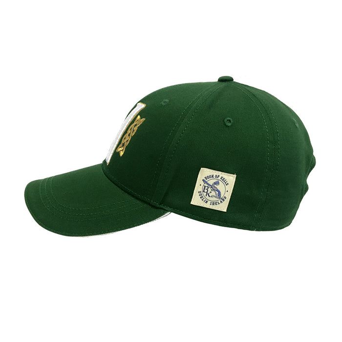 Book of Kells Alphabet Cap Bottle Green