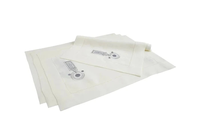 Book of Kells Irish Linen House Placemats White