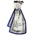 Book of Kells Long Signature Scarf Navy/Blue/Beige